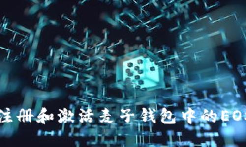 如何注册和激活麦子钱包中的EOS钱包